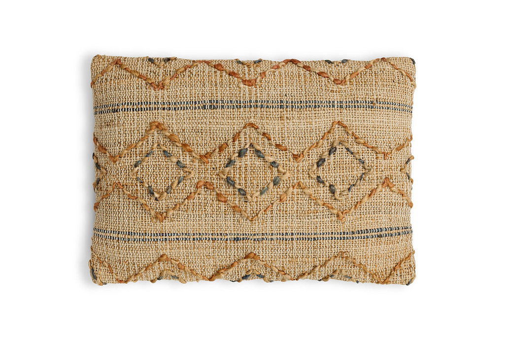 Nila Esha Cushion Cover - Rust & Indigo