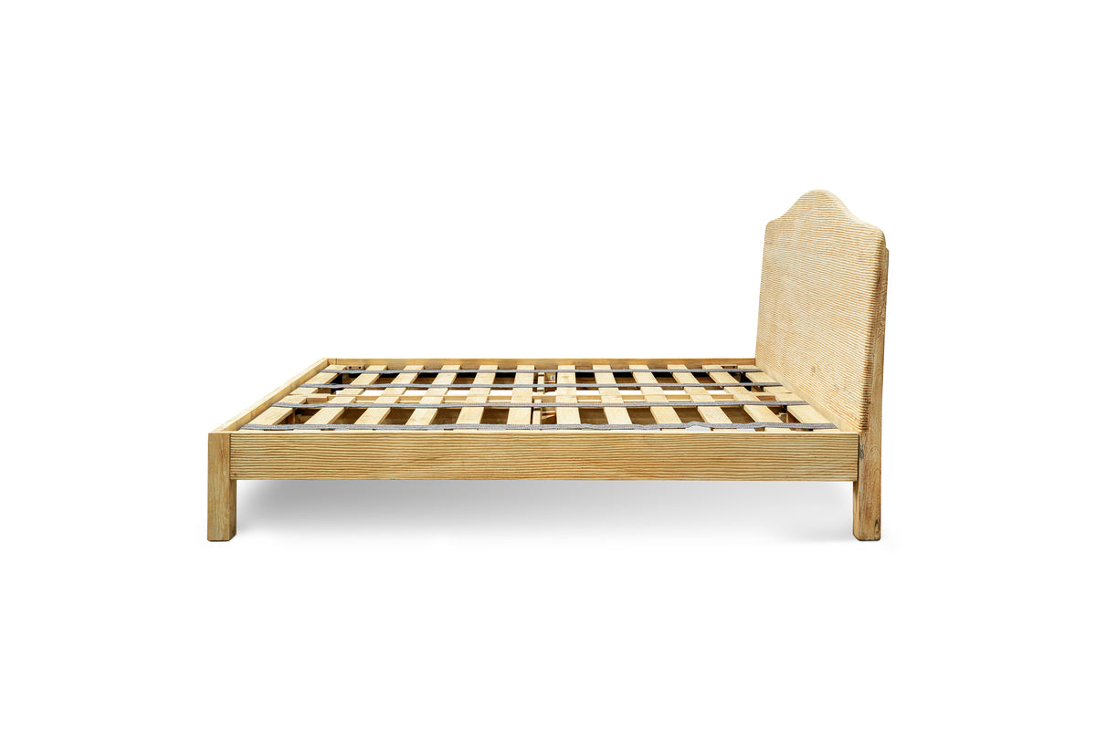Vivan Grooved Bed - Natural
