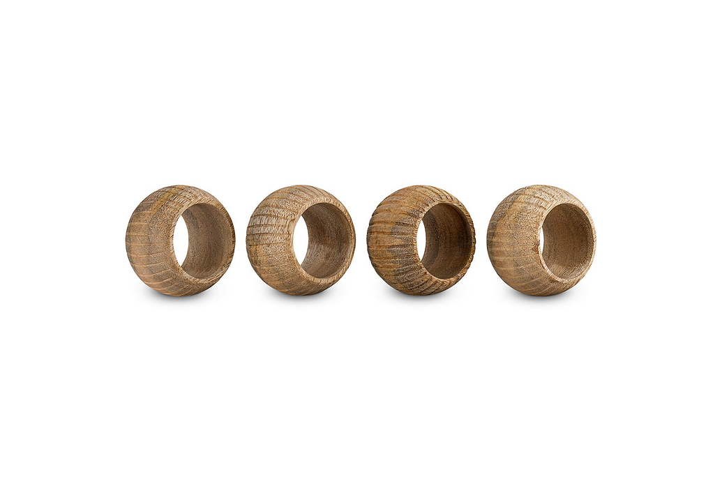 Vivan Napkin Rings - Natural - Set of 4