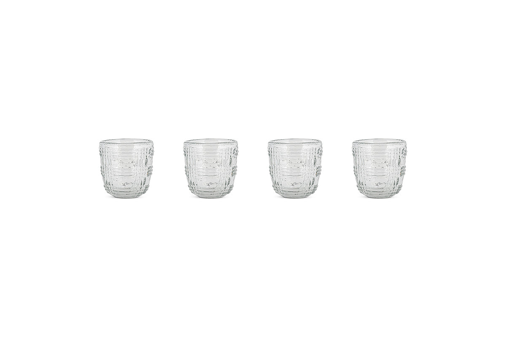 Kaanch Tumbler - Clear - (Set of 4)