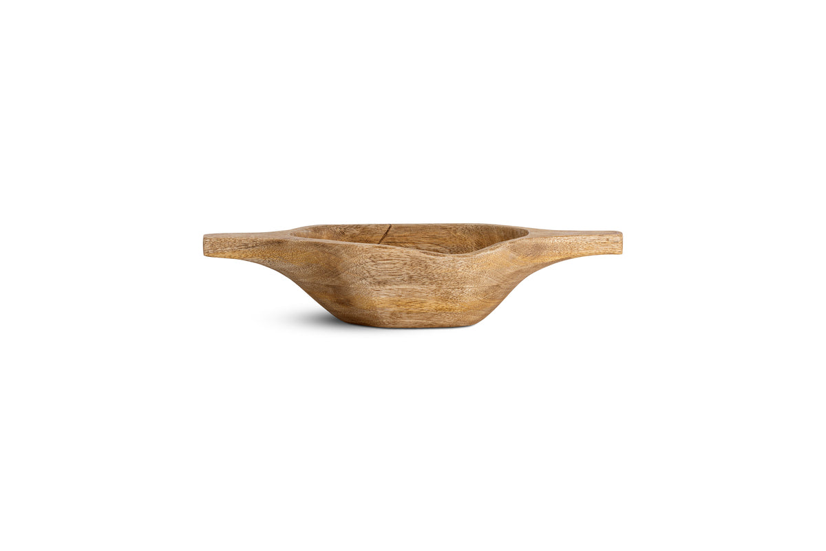 Naashta Handled Serving Bowl - Natural