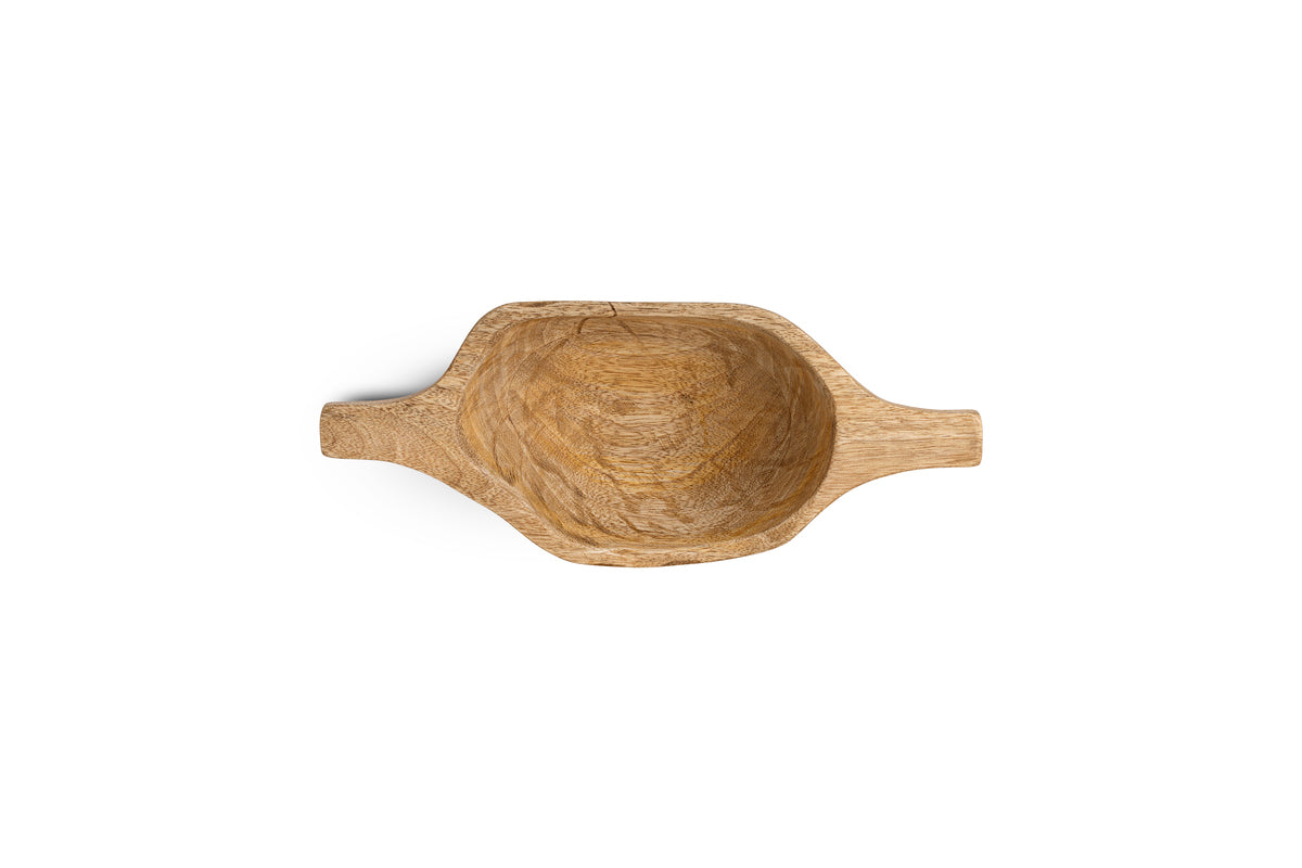 Naashta Handled Serving Bowl - Natural