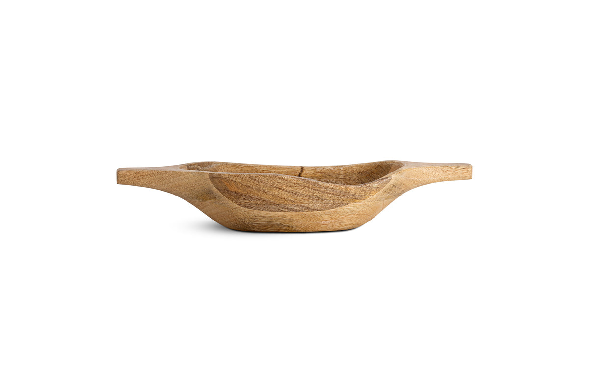 Naashta Handled Serving Bowl - Natural