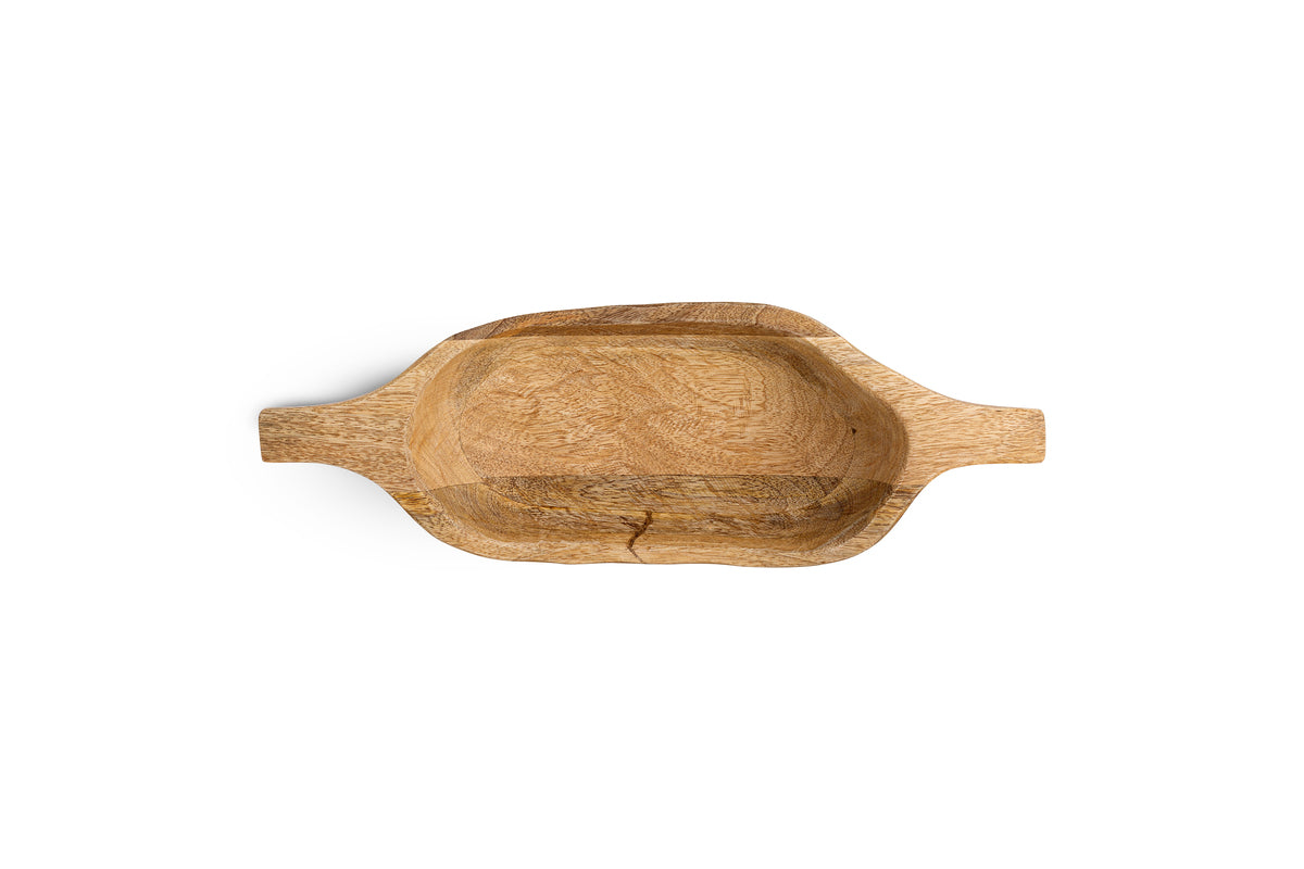 Naashta Handled Serving Bowl - Natural