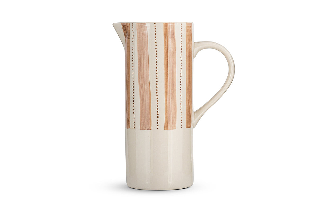 Patthar Jug - Cream & Clay - Large
