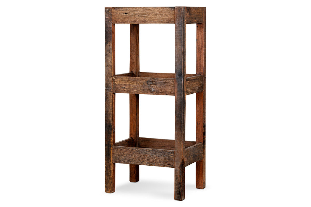 Akara Reclaimed Wood Storage Caddy - Natural