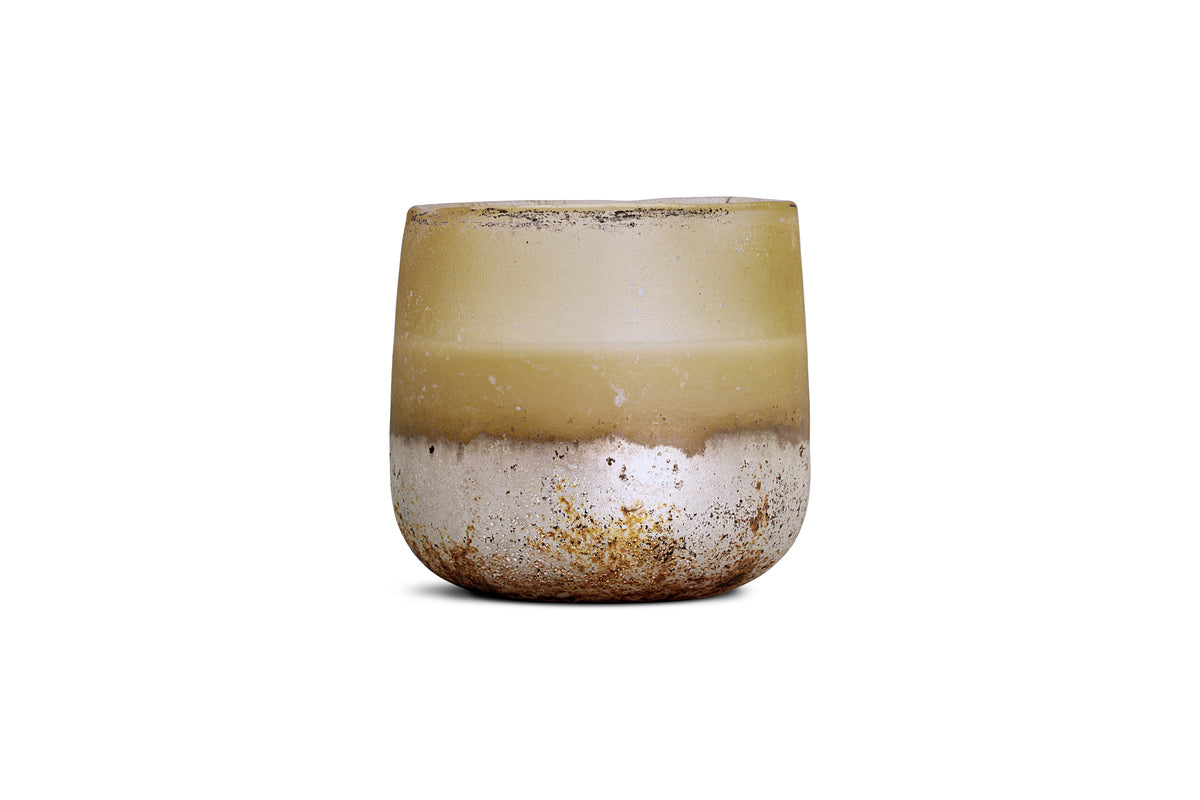 Oakmoss & Rose 1 Wick Scented Candle - Yellow