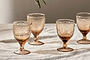 Yala Hammered Wine Glass - Dusty Terracotta (Set of 4)