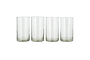 Yala Hammered Highball - Clear (Set of 4)-nkuku