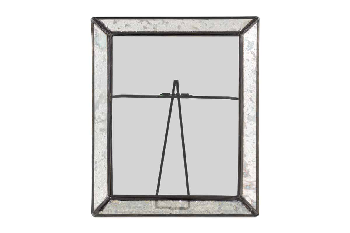 Yash Antique Glass & Iron Photoframe - Antique Black-nkuku