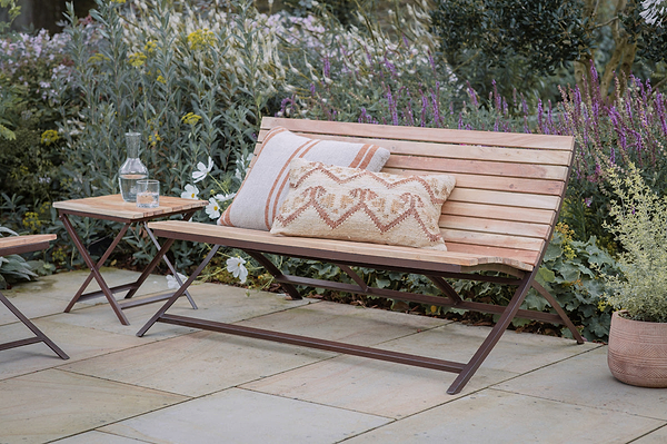 Yatin Outdoor Bench - Natural-nkuku