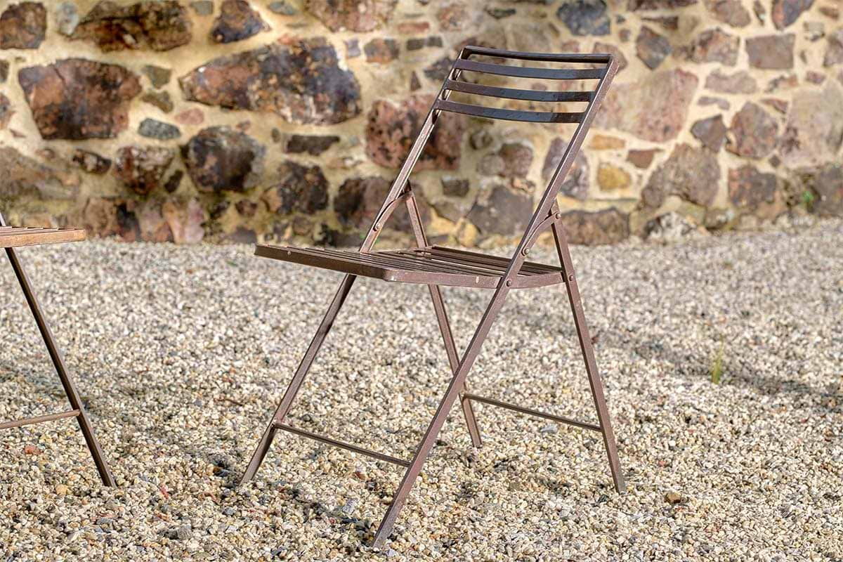 Yealme Iron Bistro Chair-nkuku