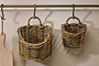 Zawar Rattan Hanging Baskets - Natural (Set of 2)-nkuku