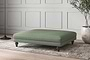 Nkuku MAKE TO ORDER Deni Grand Footstool - Brera Linen Jade