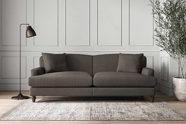 Nkuku MAKE TO ORDER Deni Grand Sofa - Brera Linen Granite