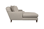 Nkuku MAKE TO ORDER Deni Large Left Hand Chaise Sofa - Brera Linen Smoke