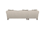 Nkuku MAKE TO ORDER Deni Large Left Hand Chaise Sofa - Brera Linen Smoke