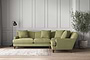 Nkuku MAKE TO ORDER Deni Large Right Hand Corner Sofa - Brera Linen Sage