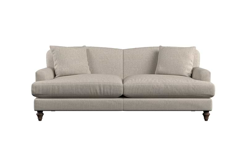 Nkuku MAKE TO ORDER Deni Large Sofa - Brera Linen Granite
