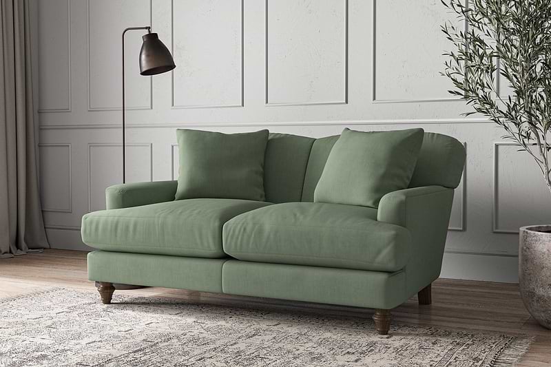 Nkuku MAKE TO ORDER Deni Small Sofa - Brera Linen Jade