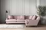 Nkuku MAKE TO ORDER Deni Super Grand Right Hand Corner Sofa - Recycled Cotton Lavender