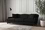 Nkuku MAKE TO ORDER Deni Super Grand Sofa - Brera Linen Charcoal