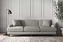 Nkuku MAKE TO ORDER Deni Super Grand Sofa - Brera Linen Smoke