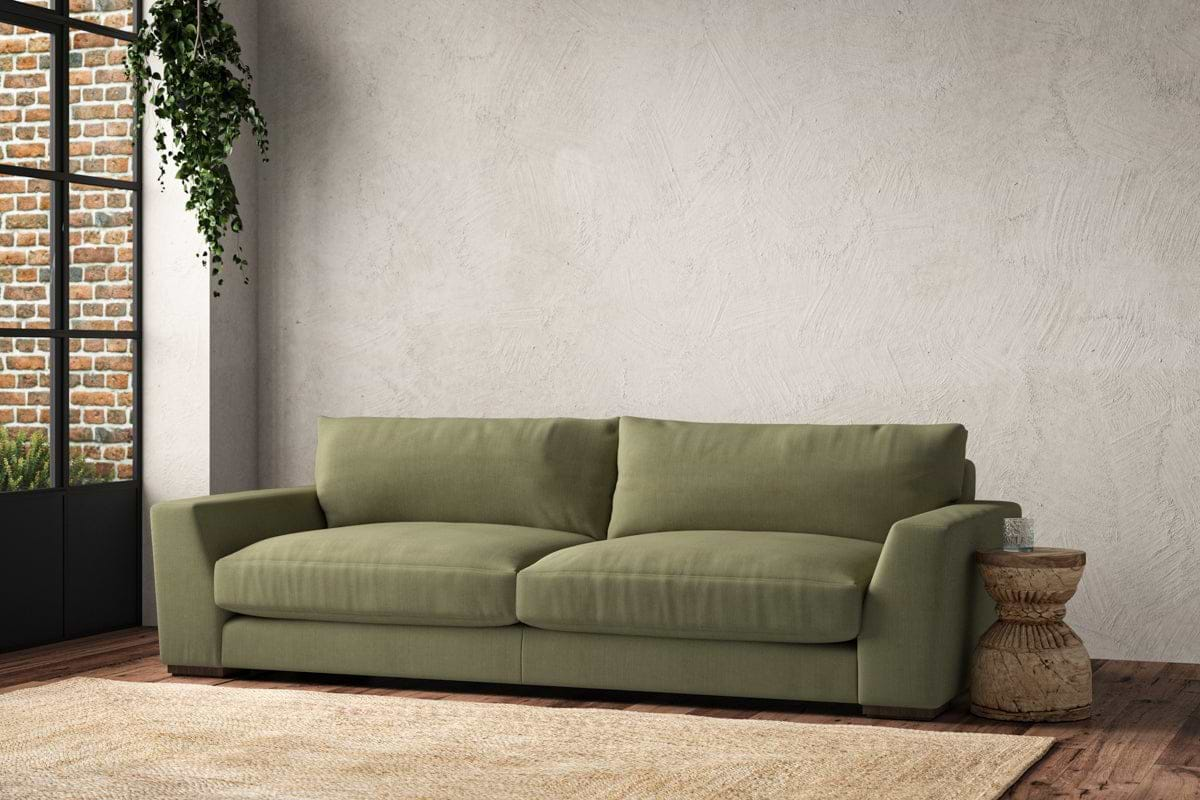 nkuku MAKE TO ORDER Guddu Grand Sofa - Brera Linen Sage