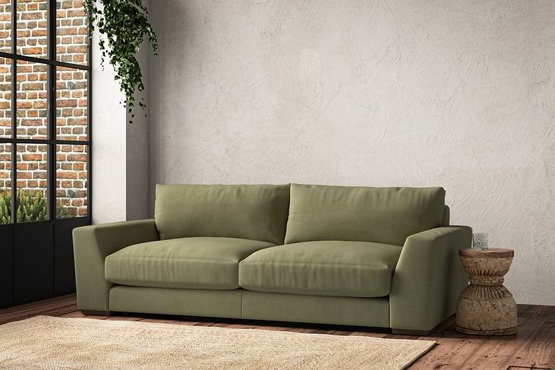 nkuku MAKE TO ORDER Guddu Large Sofa - Brera Linen Sage