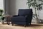 Nkuku MAKE TO ORDER Marri Armchair - Brera Linen Indigo