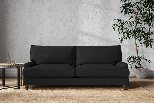 Nkuku MAKE TO ORDER Marri Grand Sofa - Brera Linen Charcoal