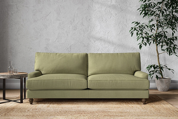 Nkuku MAKE TO ORDER Marri Grand Sofa - Brera Linen Sage