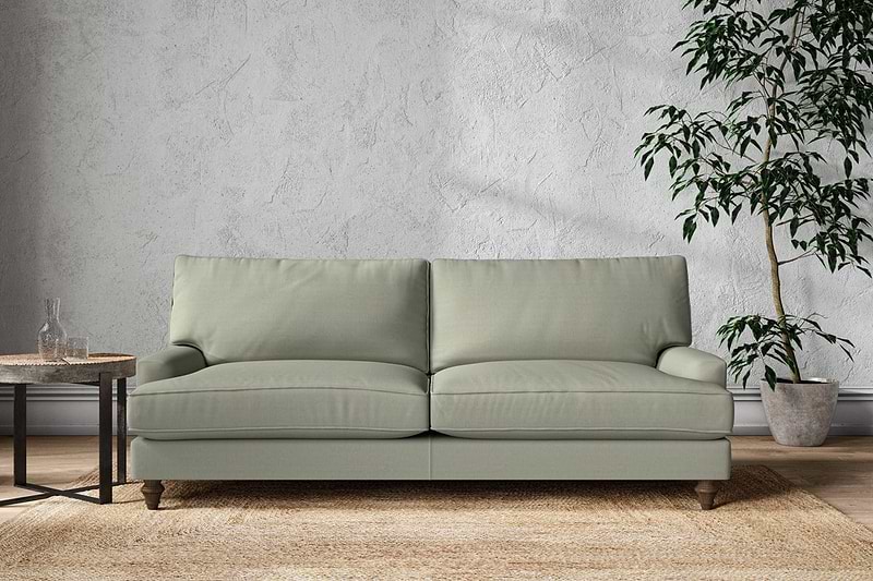 Nkuku MAKE TO ORDER Marri Grand Sofa - Recycled Cotton Seaspray