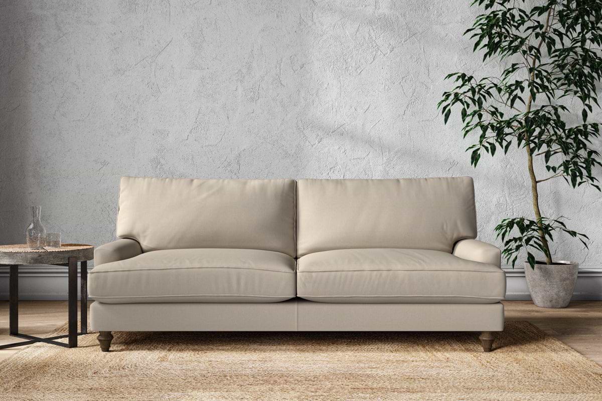 Nkuku MAKE TO ORDER Marri Grand Sofa - Recycled Cotton Stone