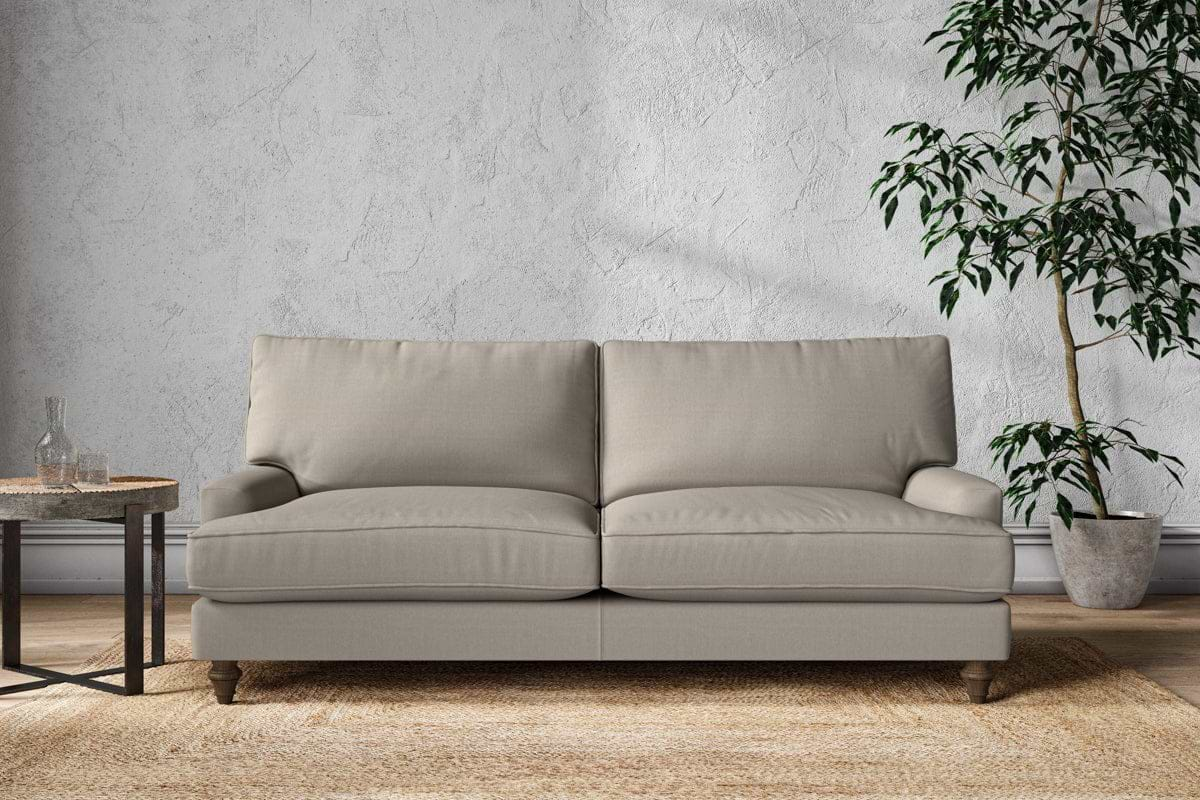 Nkuku MAKE TO ORDER Marri Large Sofa - Recycled Cotton Flax