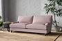 Nkuku MAKE TO ORDER Marri Large Sofa - Recycled Cotton Lavender