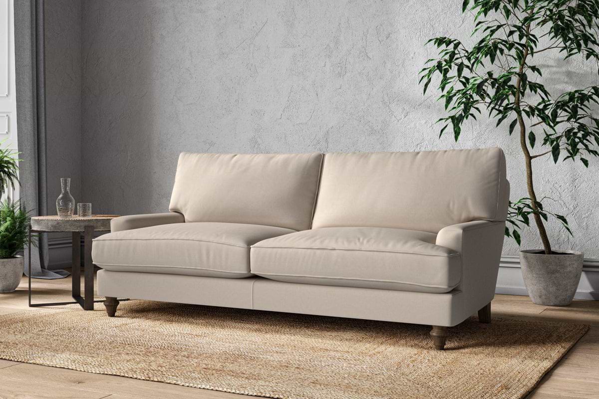 Nkuku MAKE TO ORDER Marri Large Sofa - Recycled Cotton Natural