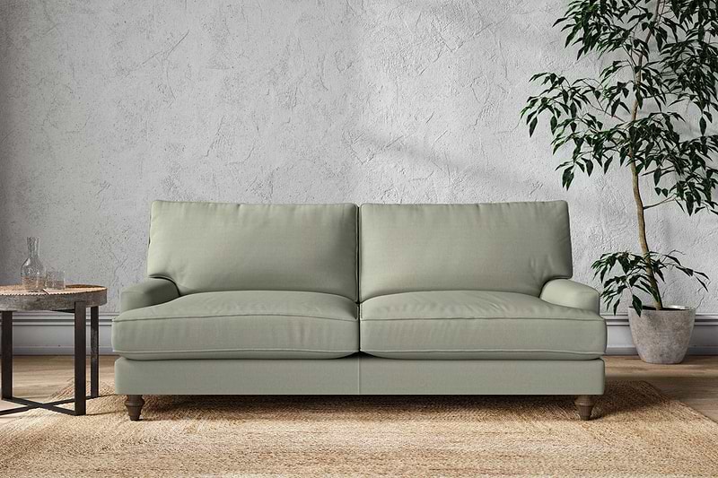 Nkuku MAKE TO ORDER Marri Large Sofa - Recycled Cotton Seaspray