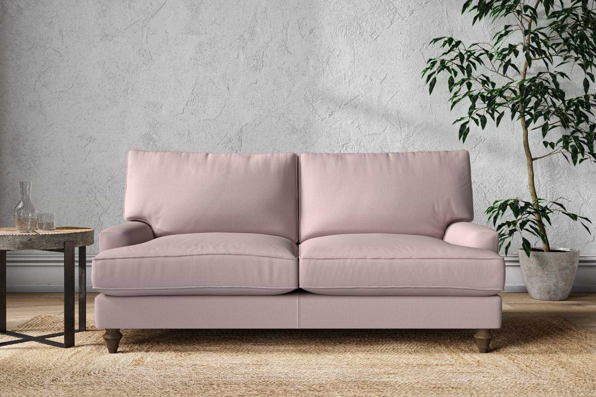 Nkuku MAKE TO ORDER Marri Medium Sofa - Recycled Cotton Lavender