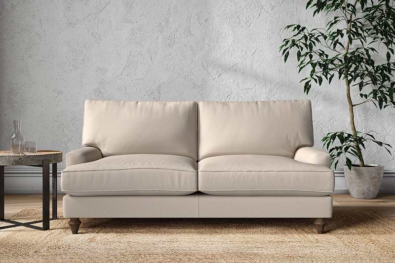 Nkuku MAKE TO ORDER Marri Medium Sofa - Recycled Cotton Natural