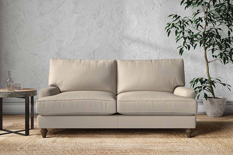 Nkuku MAKE TO ORDER Marri Medium Sofa - Recycled Cotton Stone