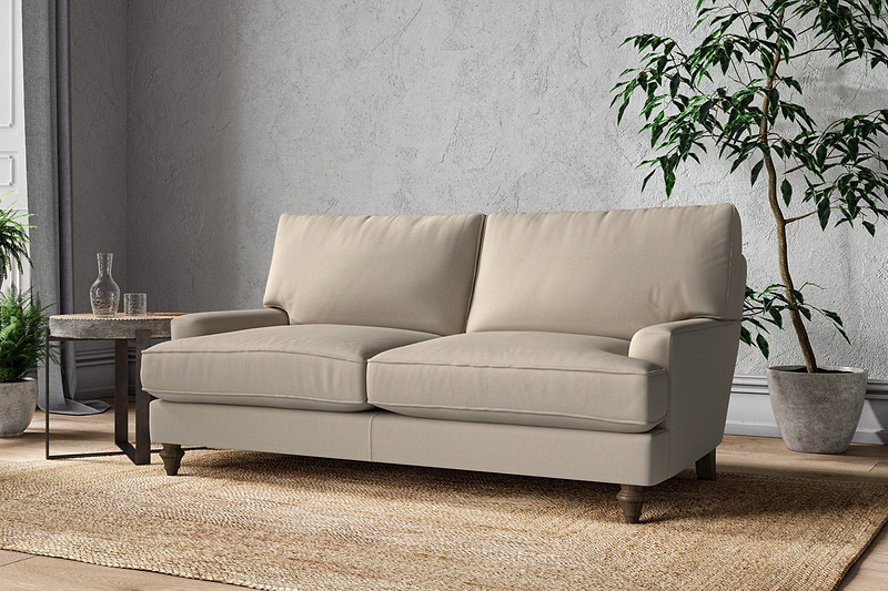 Nkuku MAKE TO ORDER Marri Medium Sofa - Recycled Cotton Stone