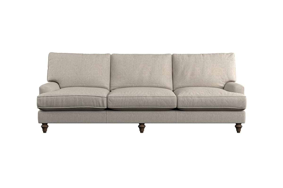 Nkuku MAKE TO ORDER Marri Super Grand Sofa - Brera Linen Natural