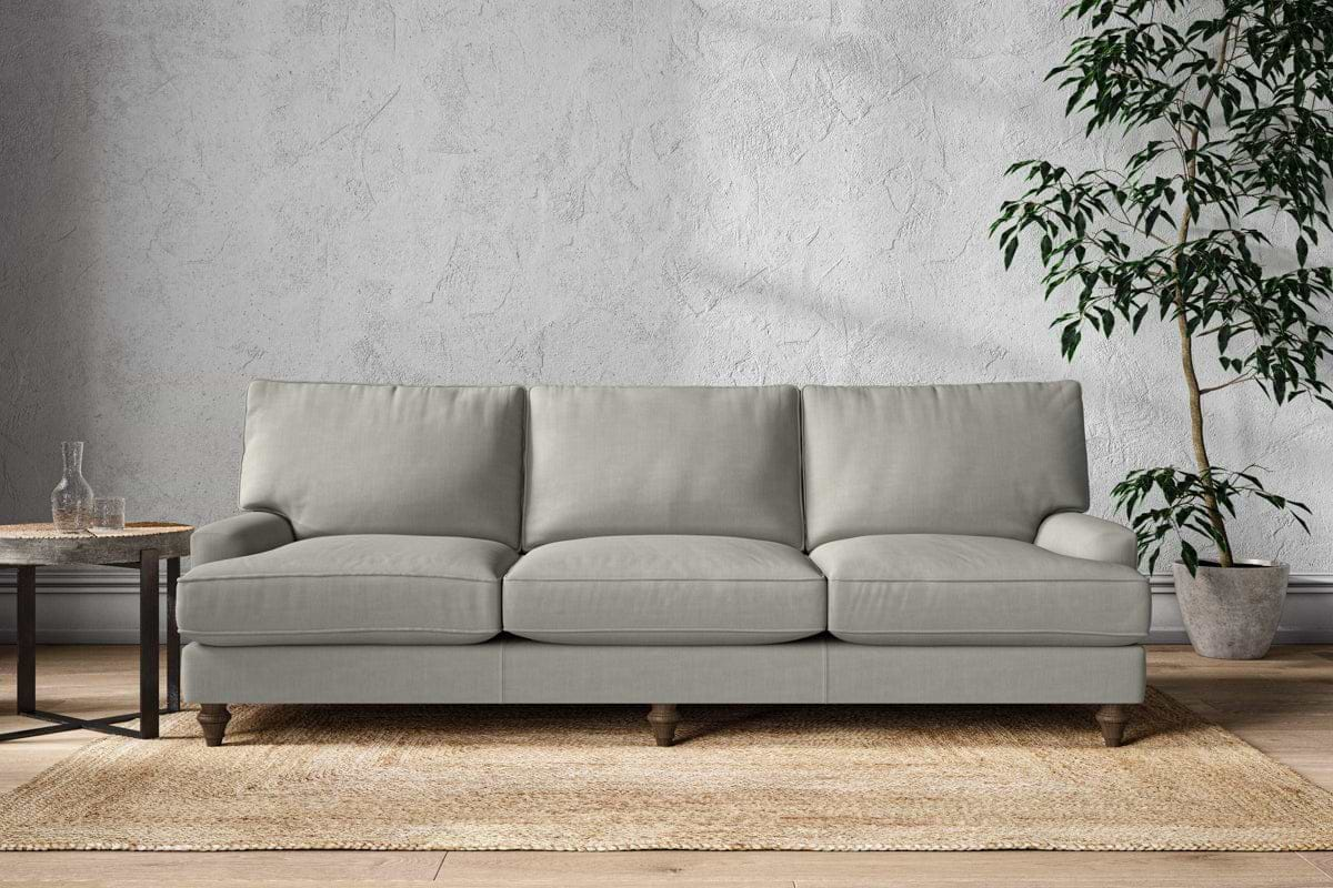 Nkuku MAKE TO ORDER Marri Super Grand Sofa - Brera Linen Smoke