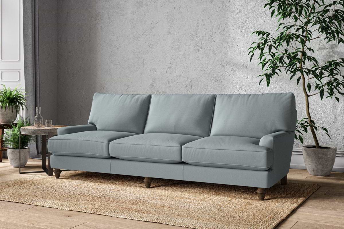 Nkuku MAKE TO ORDER Marri Super Grand Sofa - Recycled Cotton Horizon