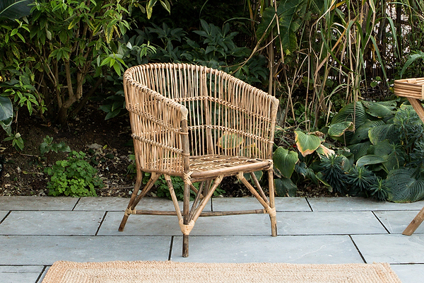 nkuku OUTDOOR LIVING Nesari Rattan Armchair