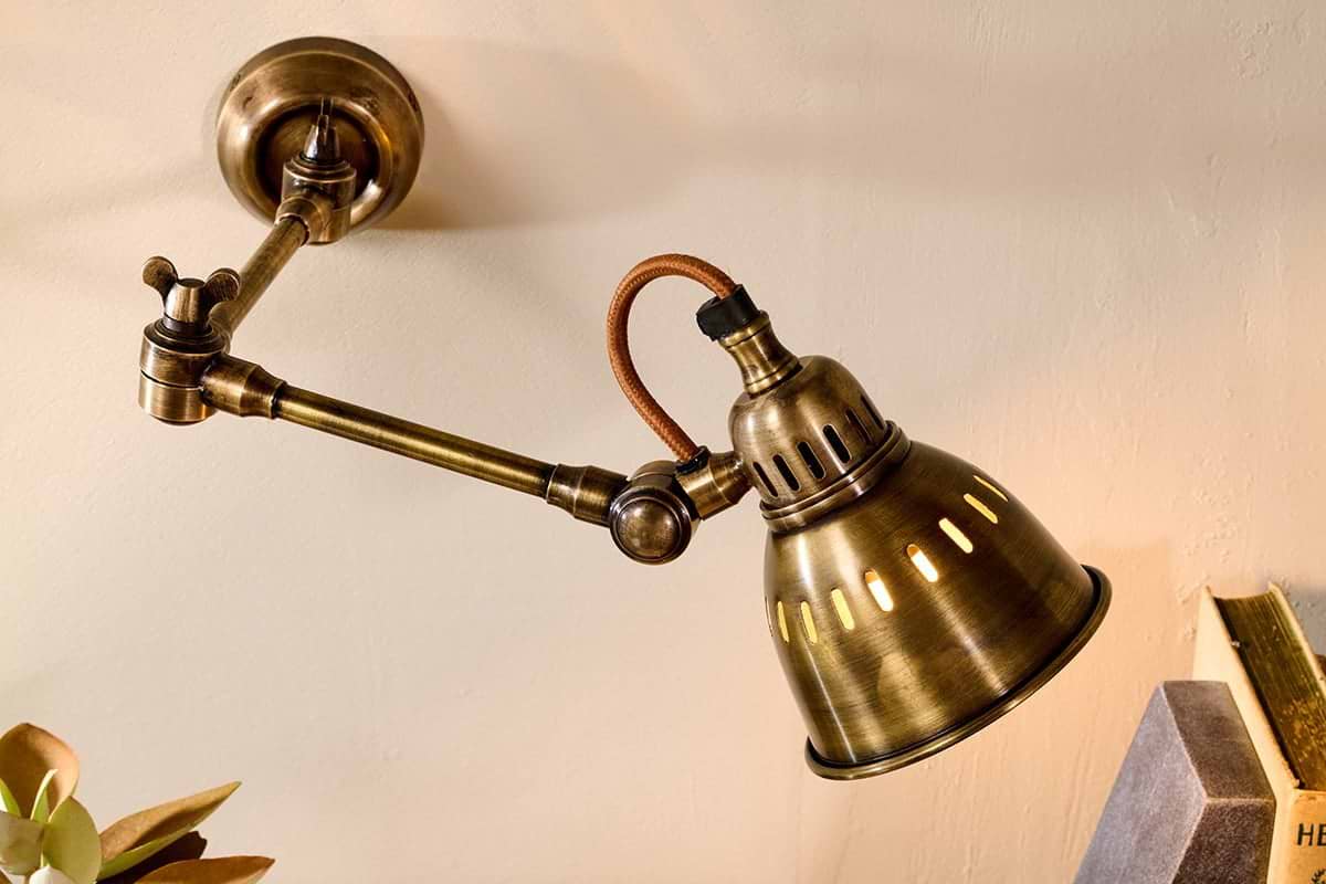 Tubu Brass Extendable Wall Light – nkuku