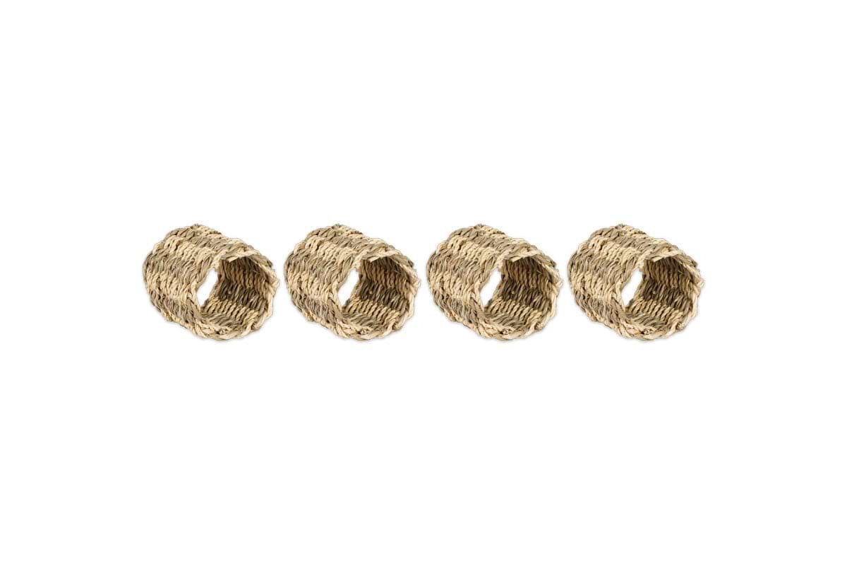 Aarushu Napkin Rings - Natural (Set of 4)-nkuku