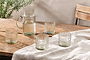 Adhit Glass Tumbler - Clear - (Set of 4)-nkuku