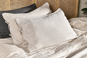 Adya Linen Housewife Pillowcase Pair - Natural-nkuku